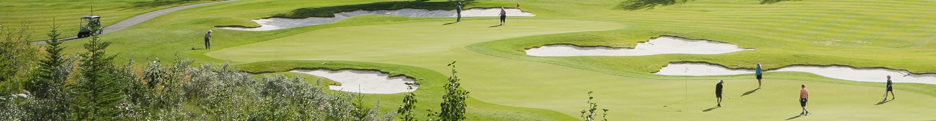Golfbana sedd från ovan